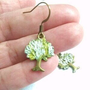 Tree of Life Earrings! Patina Painted Bronze | Lightweight & Chic | NatureLovers